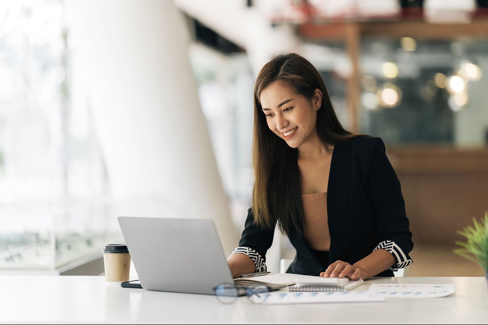 Professionals reviewing documents
